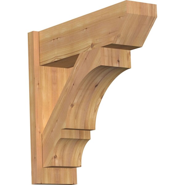 Ekena Millwork Balboa Slat Smooth Outlooker, Western Red Cedar, 7 1/2"W x 24"D x 24"H OUT08X24X24BOA06SWR - main